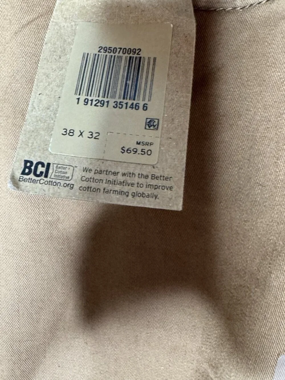 Levi’s 502 Taper 38 W 32 L Brown Jeans MRSP $69.50 Office Career Casual New NWT